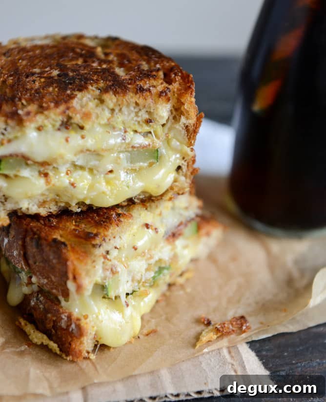 Crispy Zucchini Grilled Cheese with Dijon Horseradish Aioli Crispy Zucchini Grilled Cheese with Dijon Horseradish Aioli