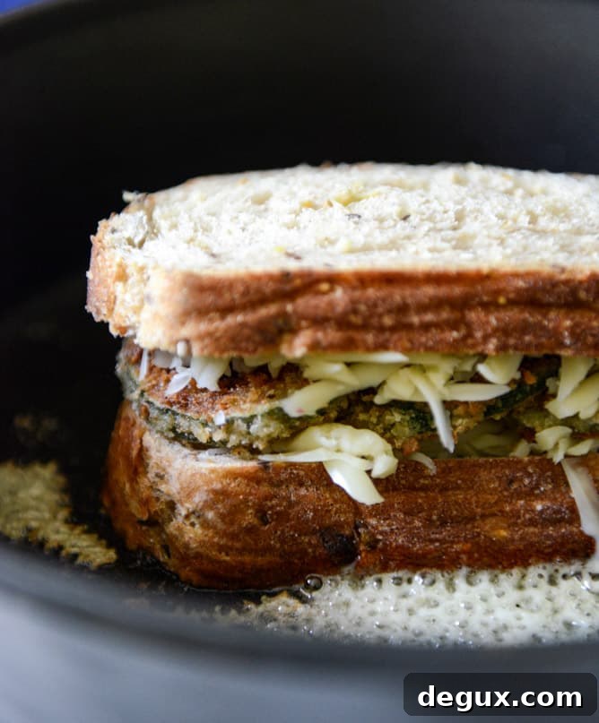 Crispy Zucchini Grilled Cheese with Dijon Horseradish Aioli Crispy Zucchini Grilled Cheese with Dijon Horseradish Aioli