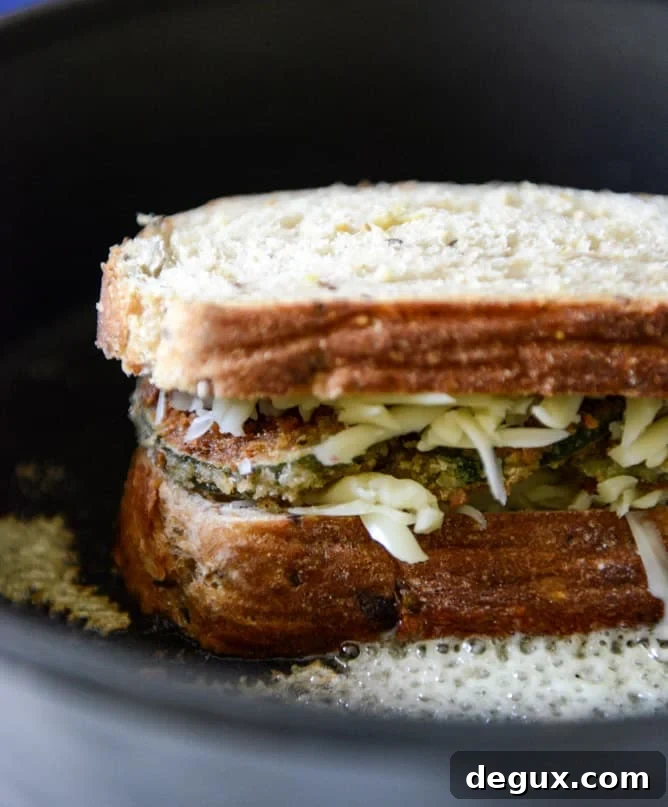 Crispy Zucchini Grilled Cheese with Dijon Horseradish Aioli Crispy Zucchini Grilled Cheese with Dijon Horseradish Aioli