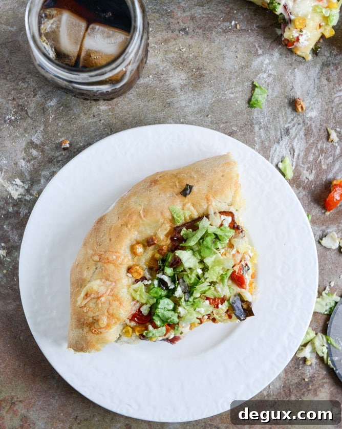 BLT Pizza with Grilled Corn + Crumbled Feta