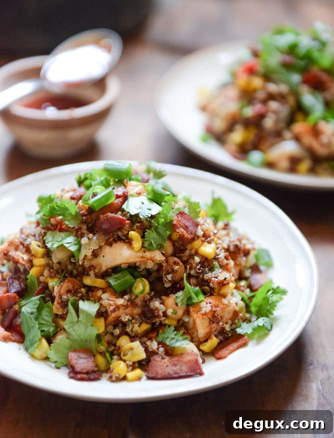 Summer BBQ Quinoa Salad I howsweeteats.com