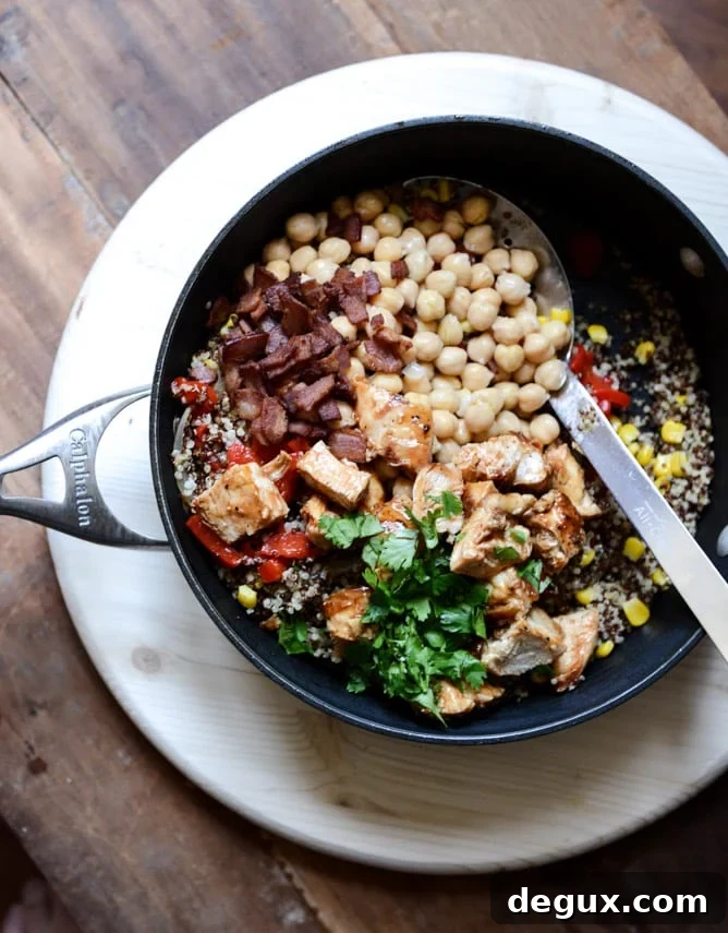 Summer BBQ Quinoa Salad I howsweeteats.com