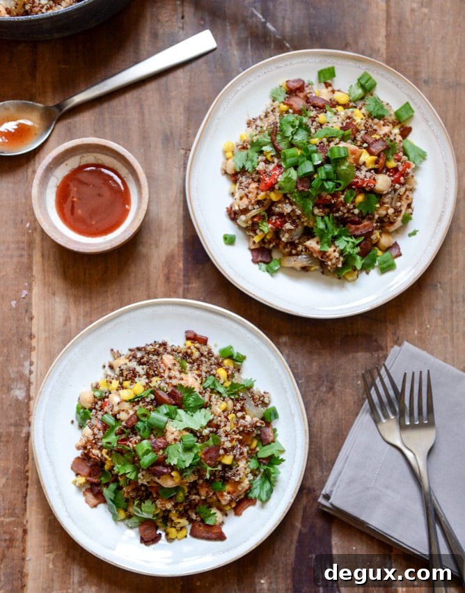 Summer BBQ Quinoa Salad I howsweeteats.com