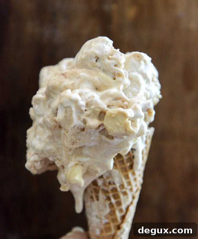 Fluffernutter Chip Ice Cream I howsweeteats.com Fluffernutter Chip Ice Cream I howsweeteats.com