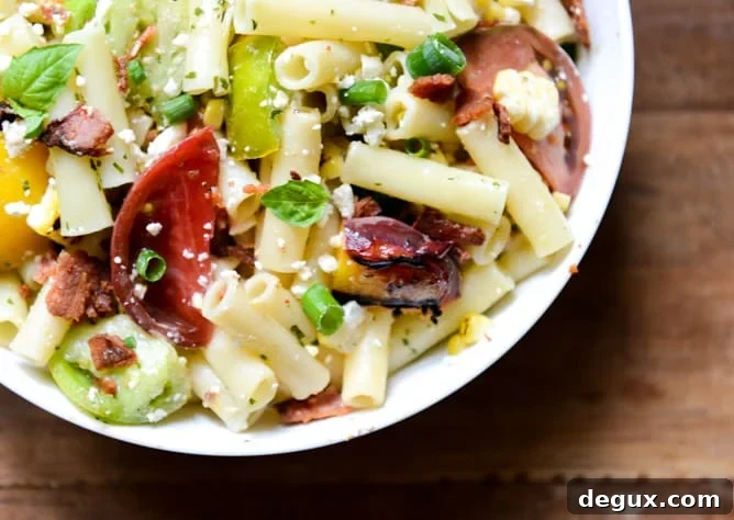 Smoky Heirloom Tomato and Grilled Peach Pasta Salad with Basil Vinaigrette Smoky Heirloom Tomato and Grilled Peach Pasta Salad with Basil Vinaigrette