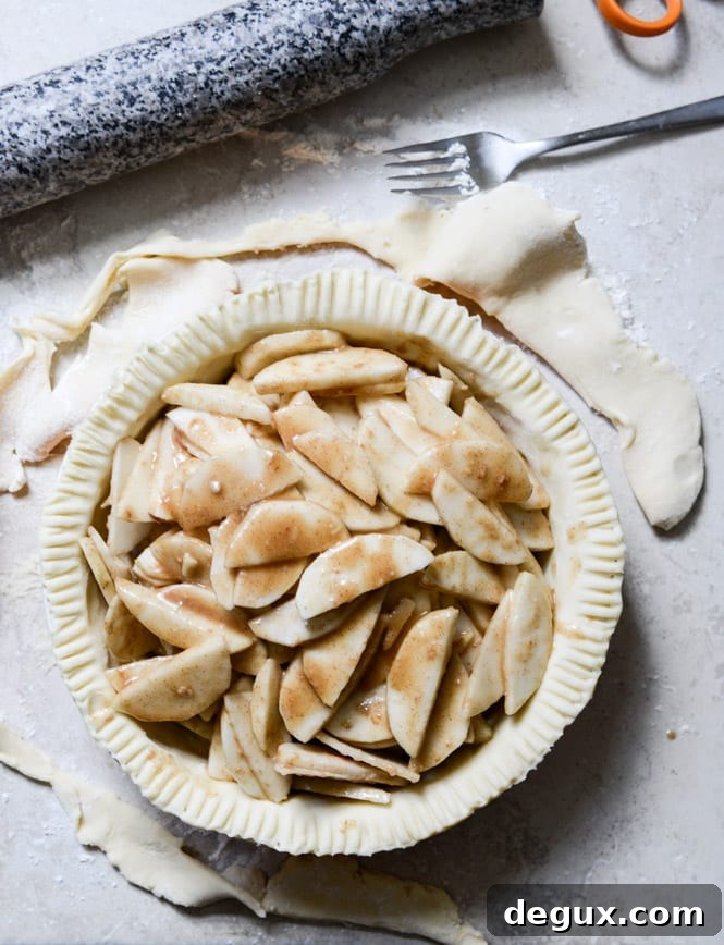 Cider Bourbon Apple Pie with Oatmeal Cookie Crumble
