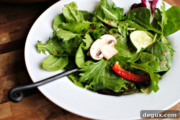 salad tomato vinaigrette l simplyscratch.com