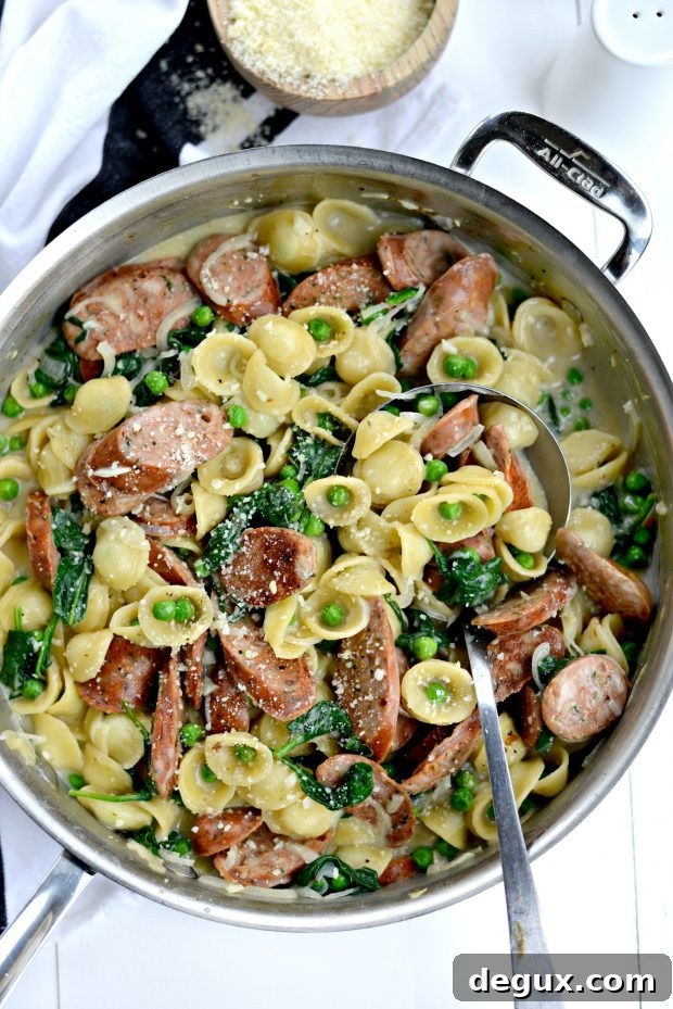 Creamy One-Pan Orecchiette Pasta Recipe 3 One-Pan Creamy Orecchiette Pasta l SimplyScratch (17)