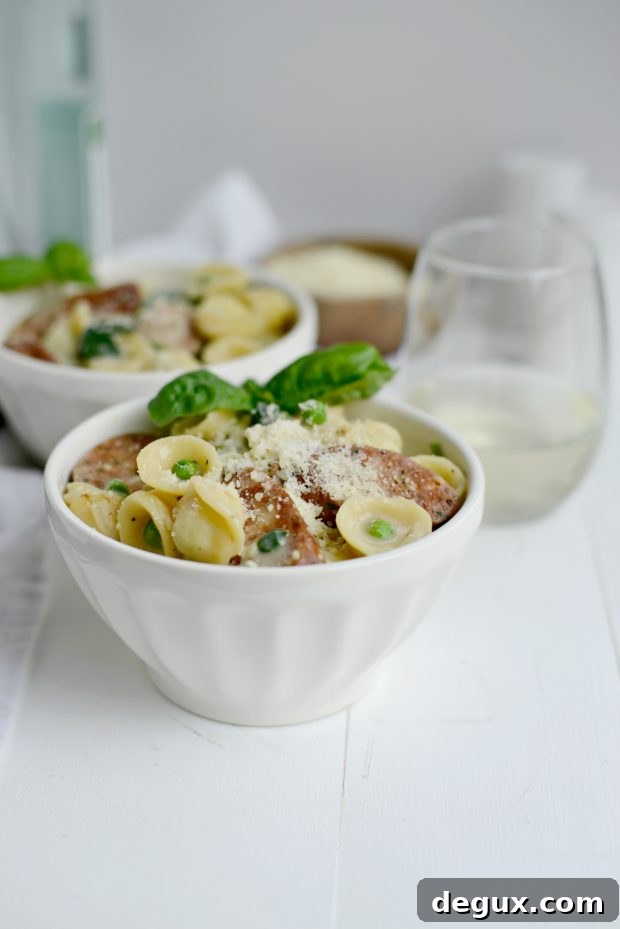 Creamy One-Pan Orecchiette Pasta Recipe 20 One-Pan Creamy Orecchiette Pasta l SimplyScratch (19)
