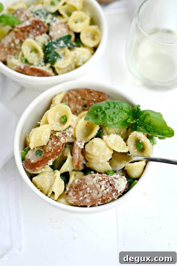 Creamy One-Pan Orecchiette Pasta Recipe 24 One-Pan Creamy Orecchiette Pasta l SimplyScratch (24)