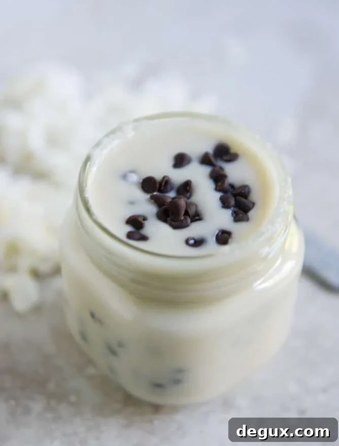 Homemade Chocolate Chip Coconut Butter I howsweeteats.com