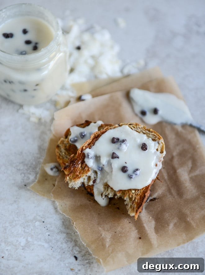 Homemade Chocolate Chip Coconut Butter I howsweeteats.com