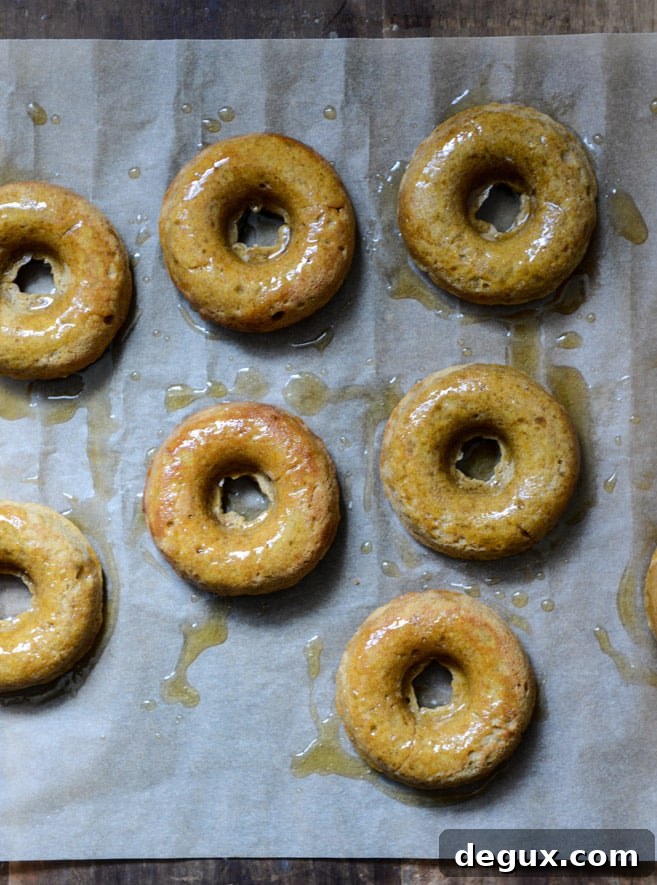 Sweet Potato Pecan Pie Doughnuts I howsweeteats.com