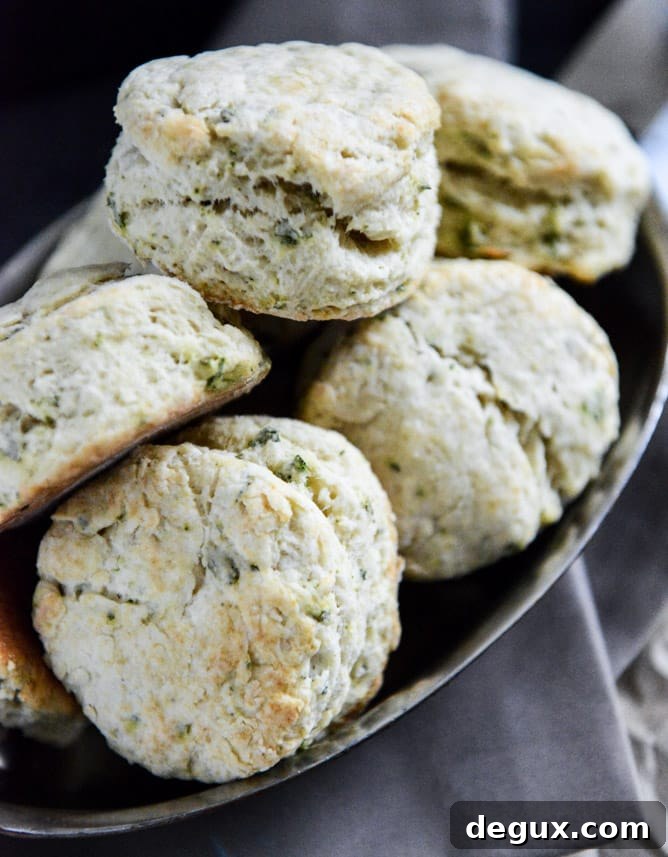 sage butter biscuits I howsweeteats.com