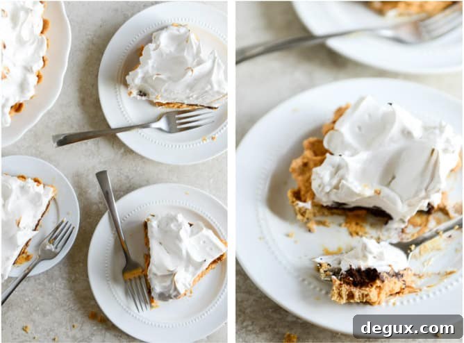pumpkin s'mores tart I howsweeteats.com