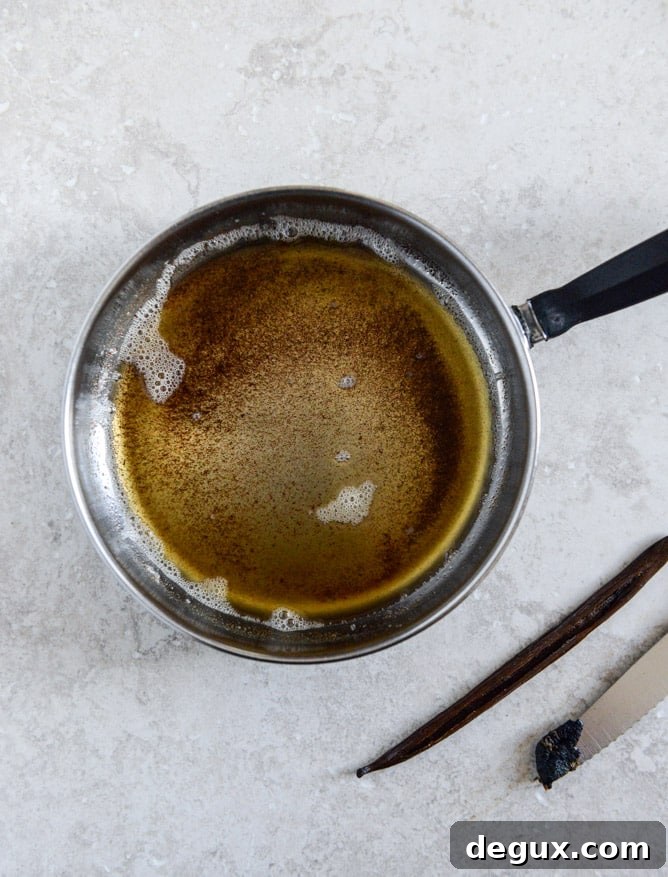 Vanilla Bean Brown Butter Recipe I howsweeteats.com