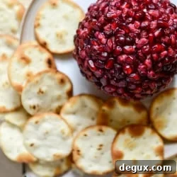 Pomegranate, White Cheddar & Toasted Almond Sage Cheeseball (Video) 2 img 36186 5