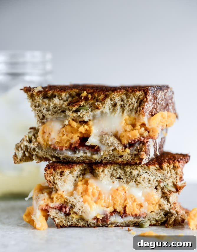 Leftover Sweet Potato Casserole, Brie and Bacon Grilled Cheese I howsweeteats.com Leftover Sweet Potato Casserole, Brie and Bacon Grilled Cheese I howsweeteats.com