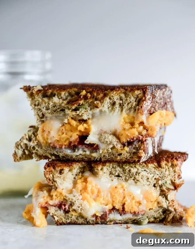 Leftover Sweet Potato Casserole, Brie and Bacon Grilled Cheese I howsweeteats.com Leftover Sweet Potato Casserole, Brie and Bacon Grilled Cheese I howsweeteats.com