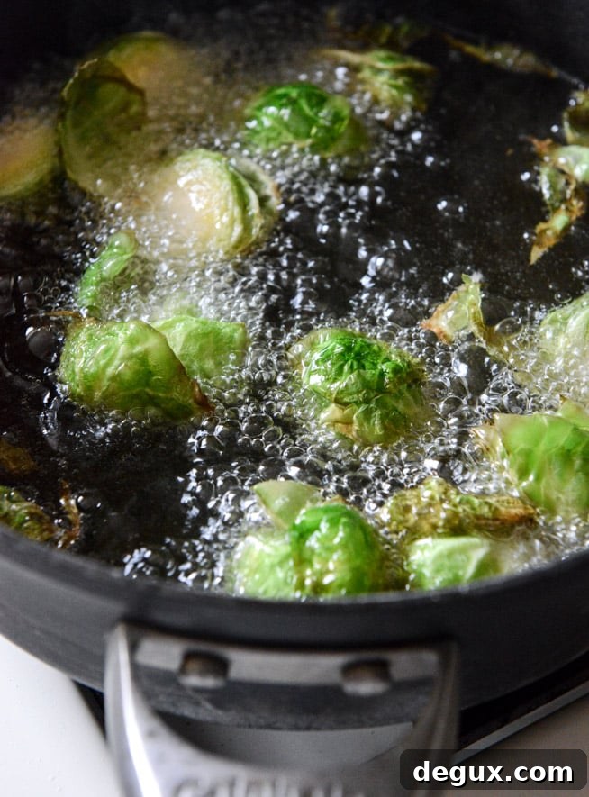 Fried Brussels Sprouts with Smoky Honey Aioli I howsweeteats.com