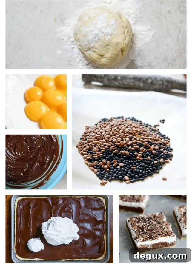 Chocolate Cream Slab Pie I howsweeteats.com Chocolate Cream Slab Pie I howsweeteats.com