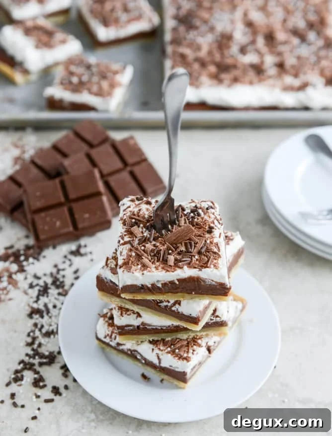 Chocolate Cream Slab Pie I howsweeteats.com Chocolate Cream Slab Pie I howsweeteats.com