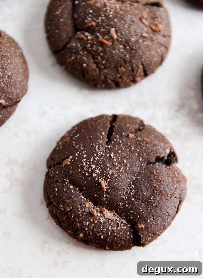 mocha coconut crinkles I howsweeteats.com