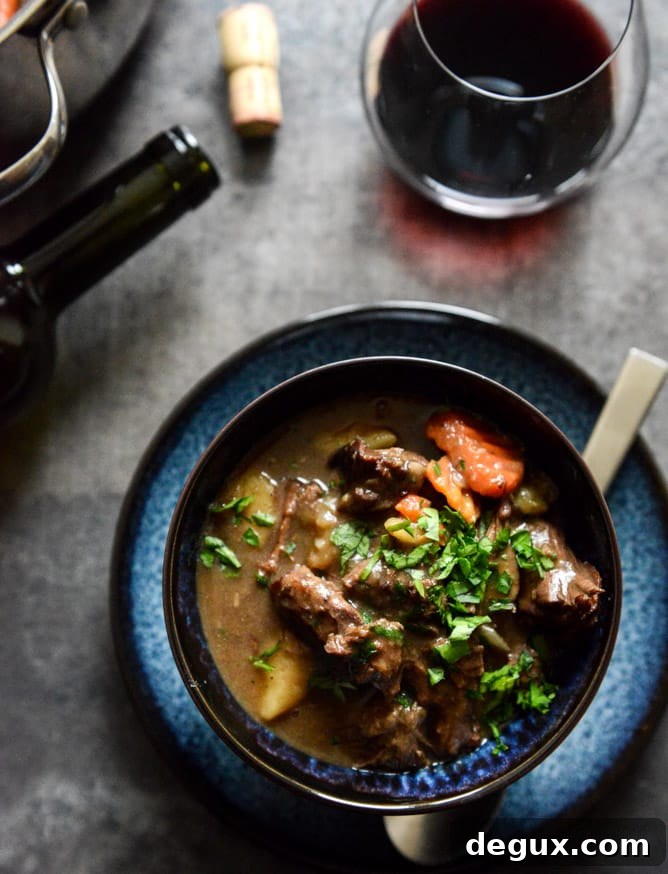 Cabernet Braised Short Rib Beef Stew I howsweeteats.com Cabernet Braised Short Rib Beef Stew I howsweeteats.com