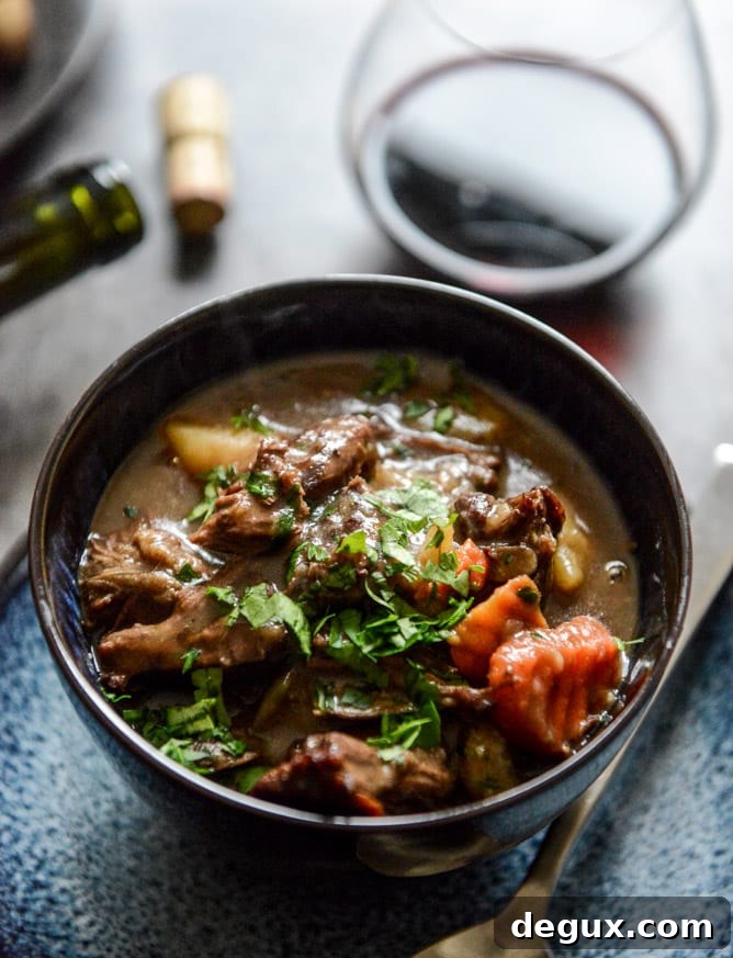 Cabernet Braised Short Rib Beef Stew I howsweeteats.com Cabernet Braised Short Rib Beef Stew I howsweeteats.com