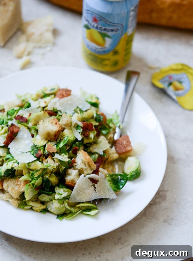 Warm Brussels Caesar with Bacon Ciabatta Croutons I howsweeteats.com