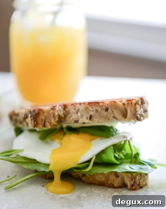 Gruyere, Fig Jam and Arugula Breakfast Sandwiches I howsweeteats.com Gruyere, Fig Jam and Arugula Breakfast Sandwiches I howsweeteats.com
