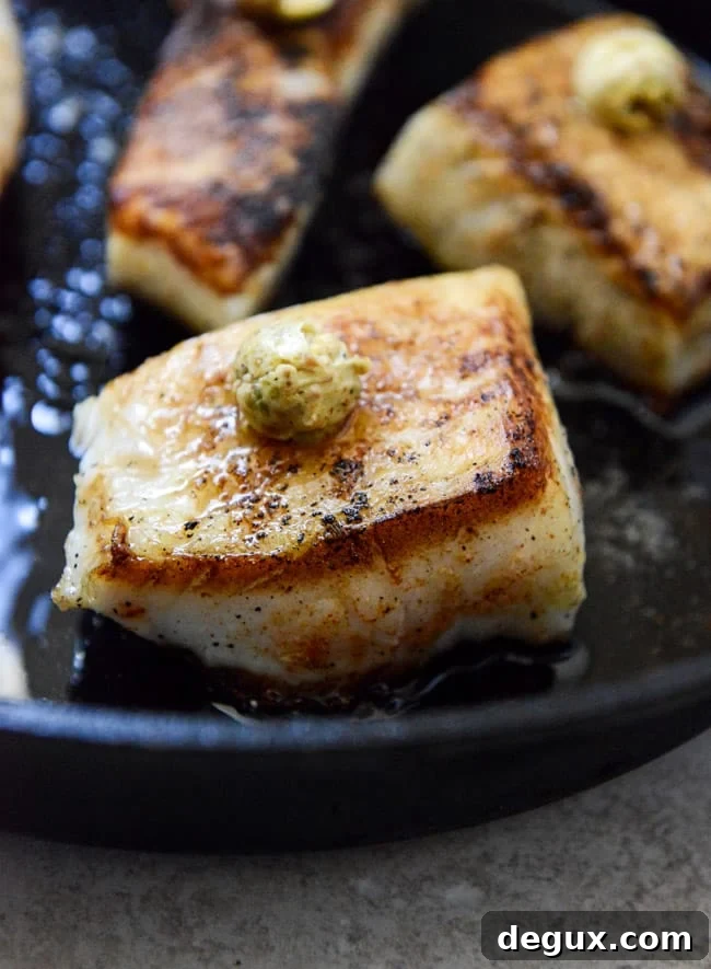 Crisp Skillet Sea Bass with Pistachio Butter