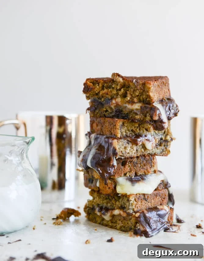 Banana Bread, Brie and Chocolate Grilled Cheese I howsweeteats.com