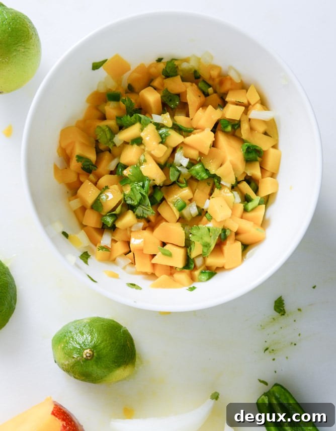 Beer Battered Fish Tacos with Mango Margarita Salsa and Jalapeño Crema I howsweeteats.com