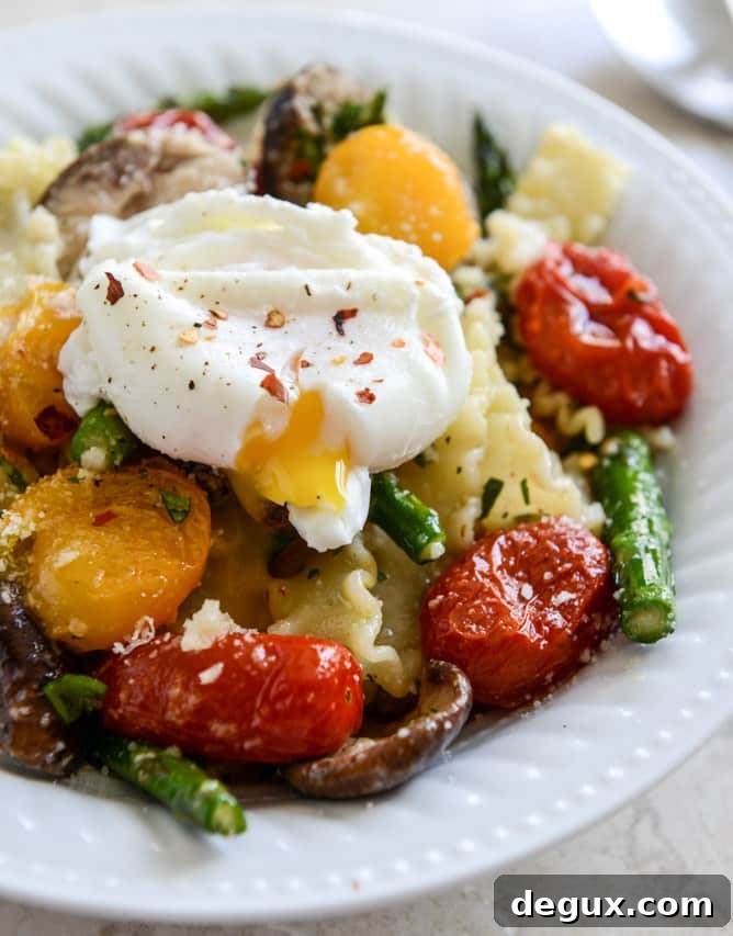 Spring Pasta with Blistered Tomatoes and Soft Eggs 5 Springtime Pasta with Blistered Tomatoes and Eggs I howsweeteats.com
