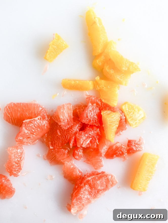 Avocado Citrus Crunch Salad with Oat Croutons and Black Pepper Buttermilk Drizzle I howsweeteats.com