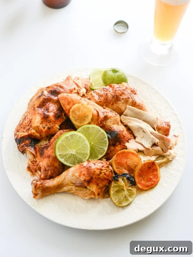 beer can chicken I howsweeteats.com