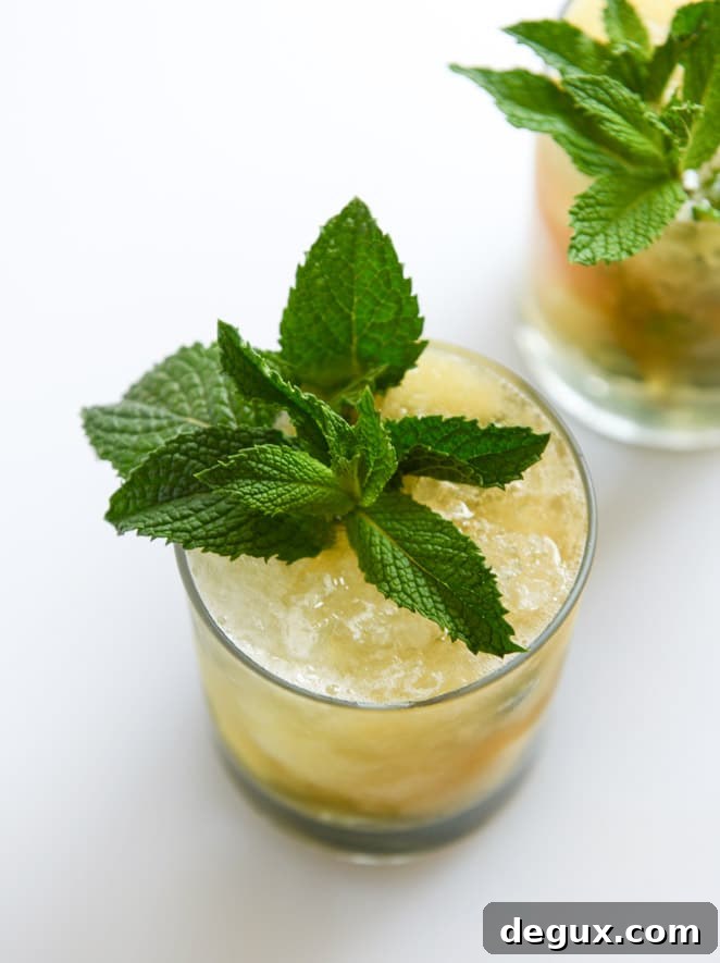 pineapple mint juleps I howsweeteats.com