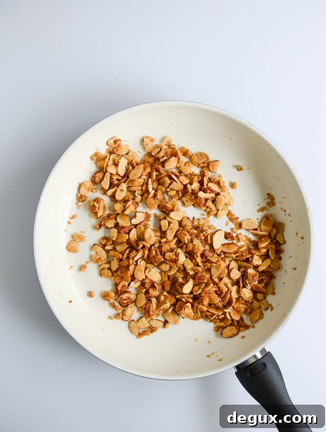 Almond Torte with Mascarpone Ice Cream and Brown Butter Crunch 3 Almond Torte Mascarpone Ice Cream with a Brown Butter Almond Crunch I howsweeteats.com