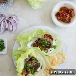 Lamb Slider Lettuce Wraps with Whipped Feta Spread Recipe 6 img 38649 5