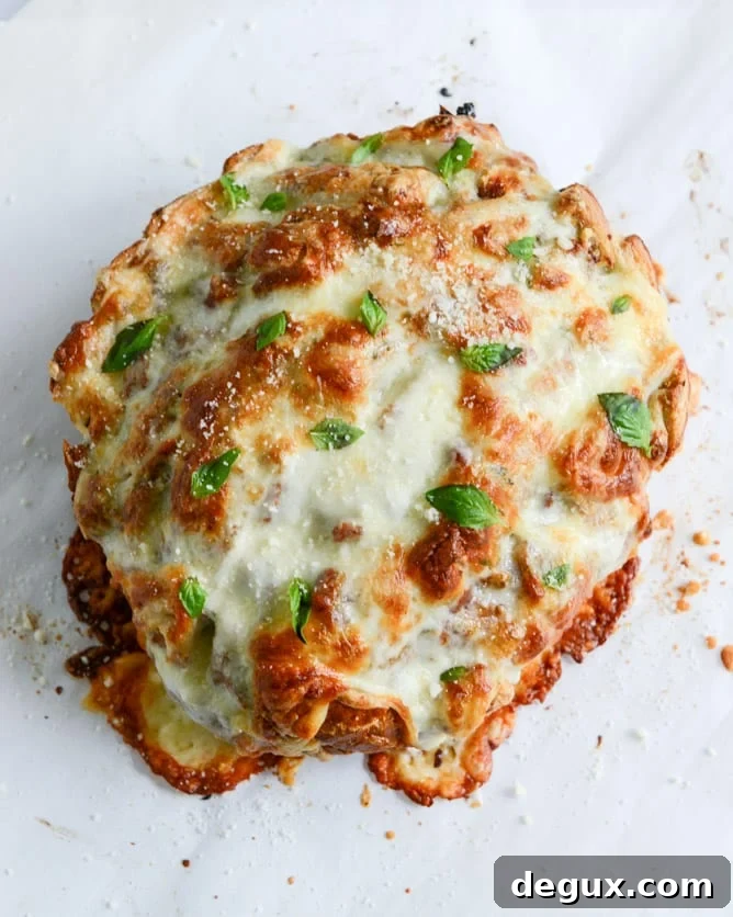 white pizza pull-apart bread I howsweeteats.com