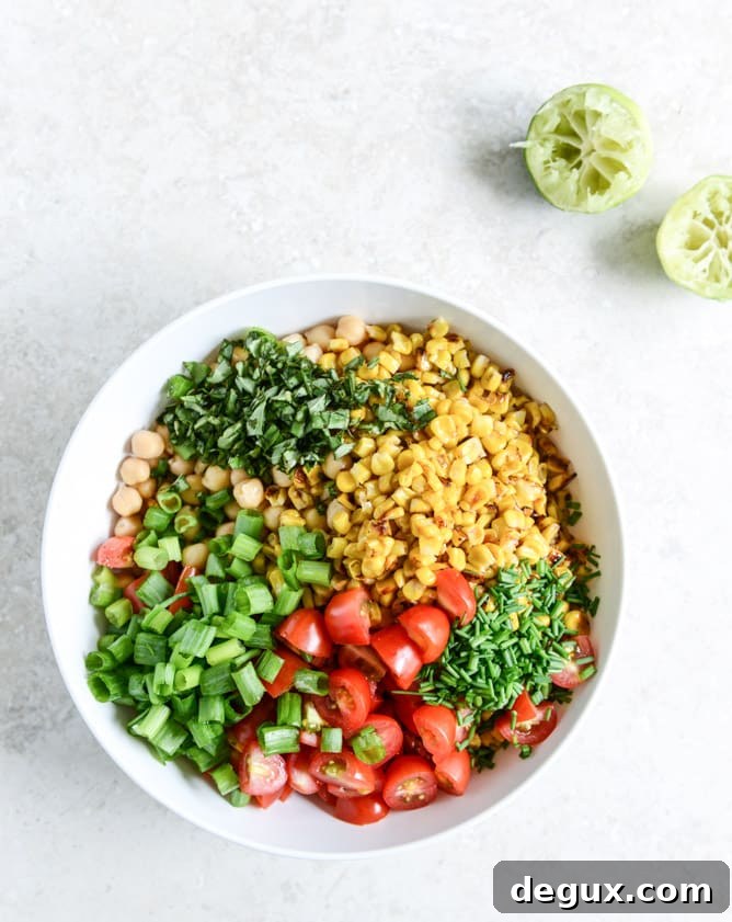 Chickpea Salad I Can’t Stop Making: Fresh Flavor in Minutes 4 summer chickpea salad with honey garlic lime vinaigrette I howsweeteats.com