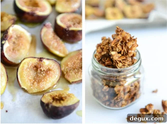 Salted Bourbon Vanilla Granola with Caramelized Fig Parfaits 5 salted bourbon vanilla granola and caramelized fig parfaits I howsweeteats.com