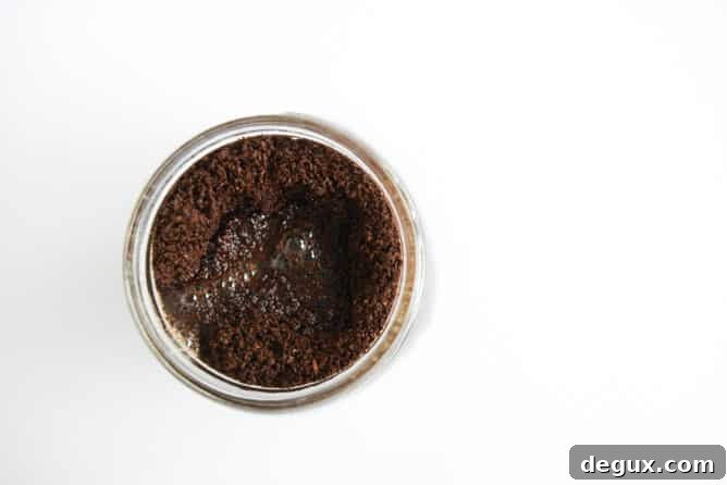my favorite cold brew coffee with homemade vanilla bean, blackberry, almond and cinnamon-brown sugar syrups I howsweeteats.com
