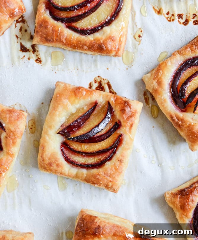 Brown Butter Black Plum Tarts with Sea Salt 3 black plum tarts with brown butter and sea salt I howsweeteats.com