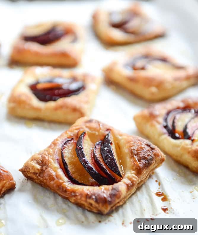 Brown Butter Black Plum Tarts with Sea Salt 4 black plum tarts with brown butter and sea salt I howsweeteats.com