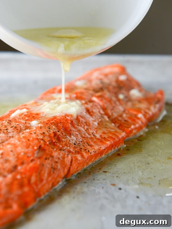 Garlic Butter Salmon with Caramelized Shallot Relish Recipe 5 garlic butter salmon with caramelized shallot corn relish I howsweeteats.com