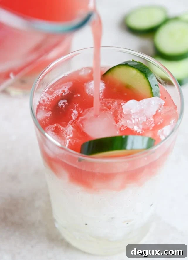 Sparkling Watermelon Ginger Mocktail Recipe 4 watermelon ginger sparklers I howsweeteats.com