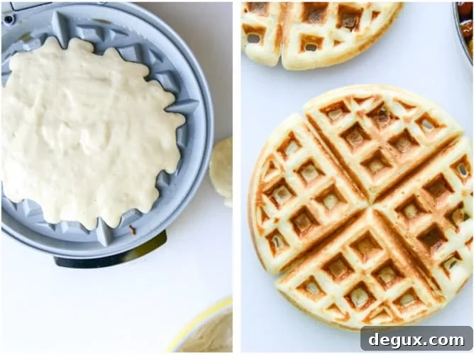 peach waffles I howsweeteats.com-1-2