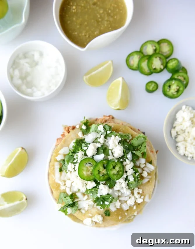Chipotle Roasted Chicken Taco Stacks with Smoky Salsa 2 roasted chipotle chicken taco stacks I howsweeteats.com